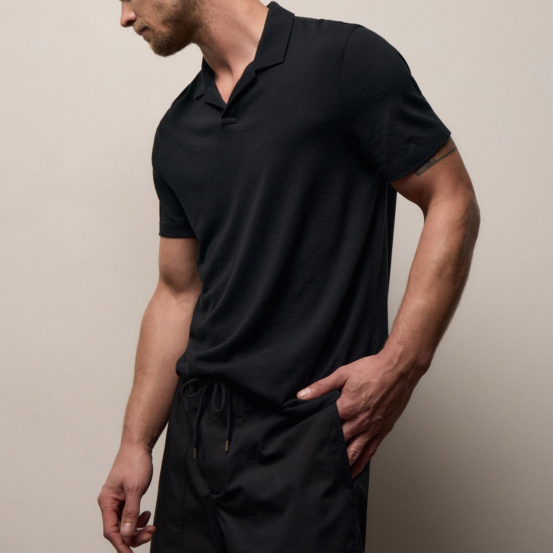 Cotton Cashmere Open Polo from James Perse - $275
