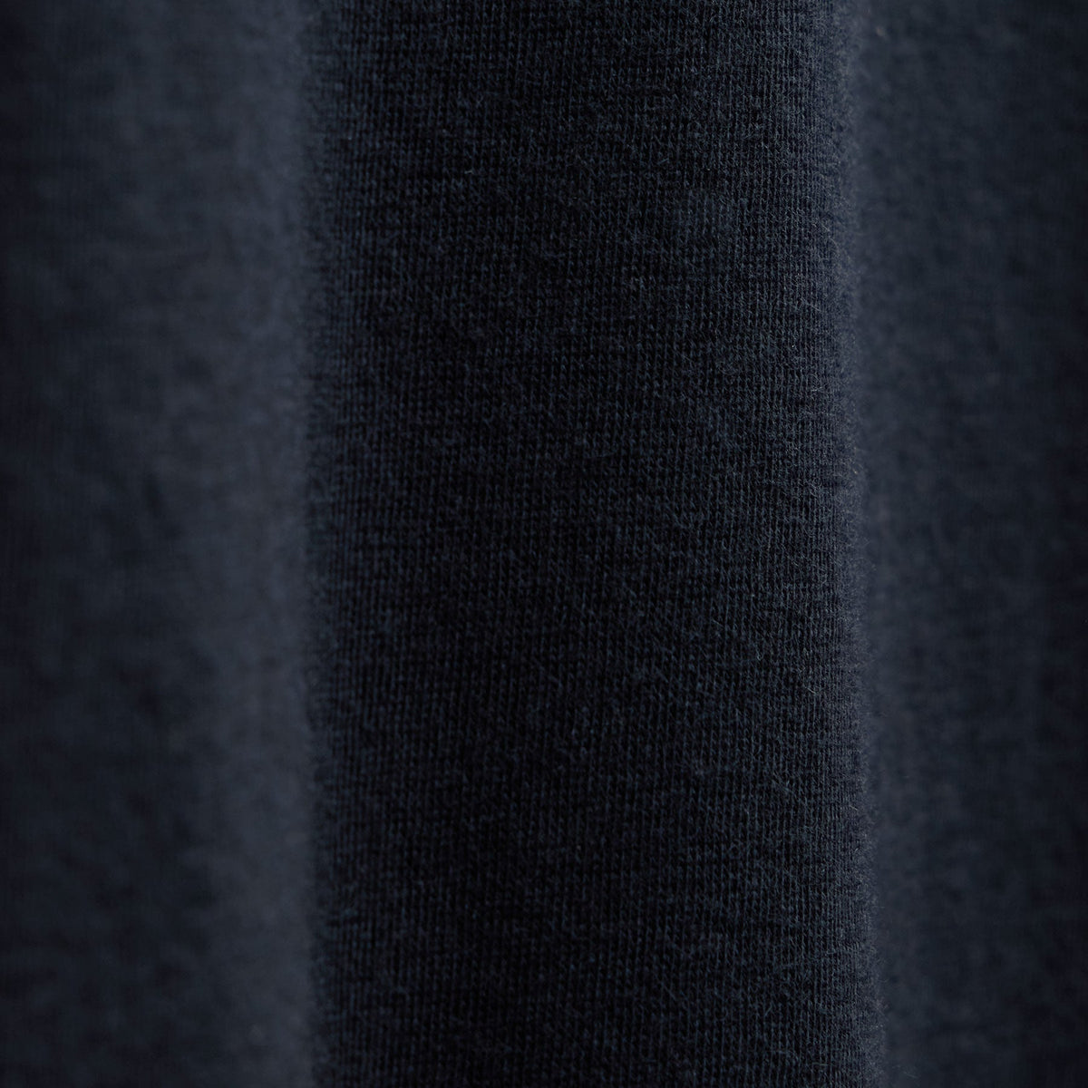 Cotton Cashmere Open Polo in Blue Noir | James Perse Los Angeles