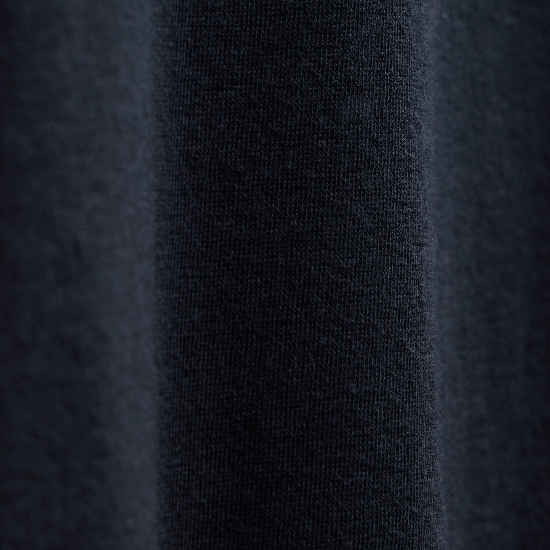 Cotton Cashmere Open Polo in Blue Noir | James Perse Los Angeles