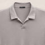 Cotton Cashmere Open Polo in Fog | James Perse Los Angeles