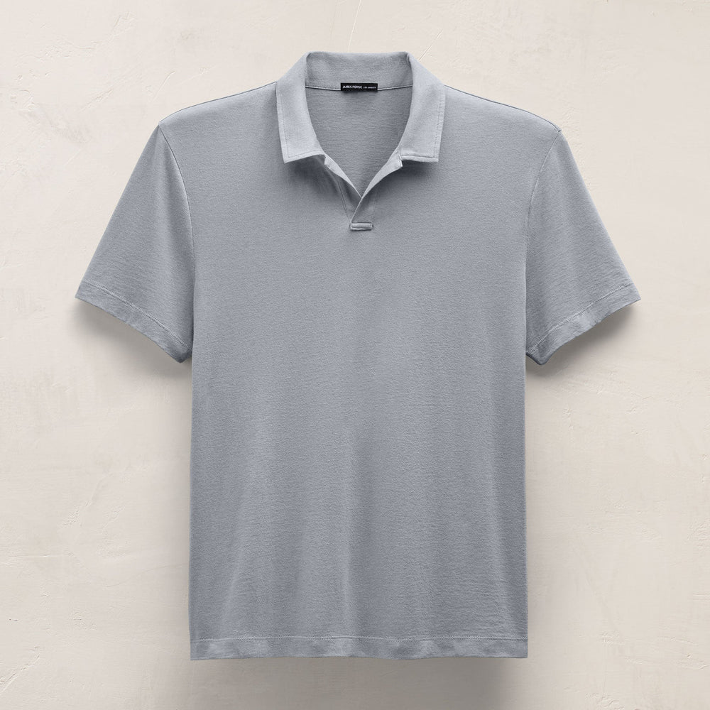 Cotton Cashmere Open Polo in Ore | James Perse Los Angeles