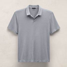 Cotton Cashmere Open Polo in Ore | James Perse Los Angeles