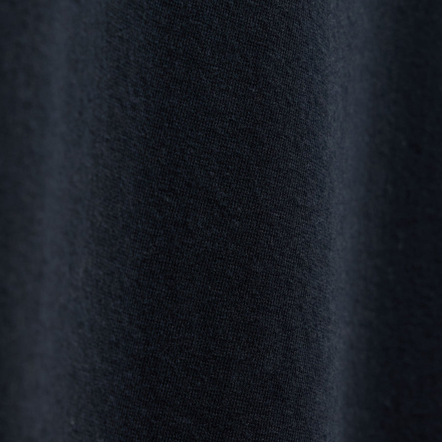 Cotton Cashmere Short Sleeve V Neck in Blue Noir | James Perse Los Angeles