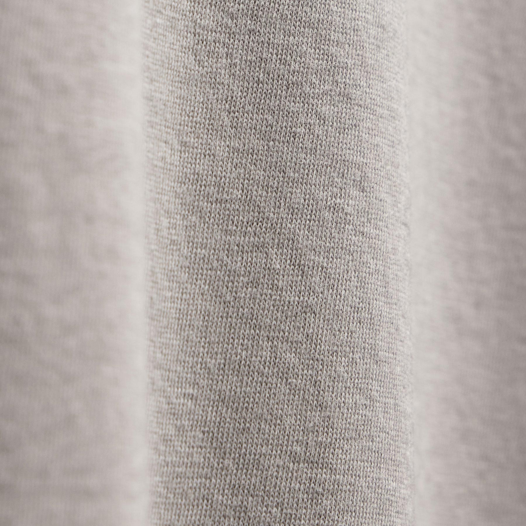 Cotton Cashmere Short Sleeve V Neck in Fog | James Perse Los Angeles