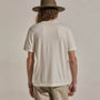 Cotton Cashmere Short Sleeve V Neck in White | James Perse Los Angeles