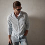 Knit Jersey Shirt in Baby Blue | James Perse Los Angeles