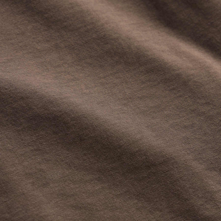 Clean Finish Jersey Shirt in Caribou | James Perse Los Angeles