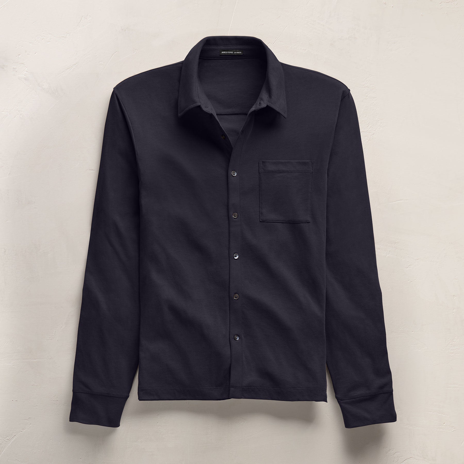 Clean Finish Jersey Shirt in Deep | James Perse Los Angeles
