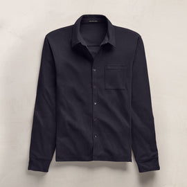 Clean Finish Jersey Shirt in Deep | James Perse Los Angeles