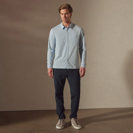 Knit Jersey Shirt in Open Sky | James Perse Los Angeles