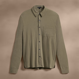 Clean Finish Jersey Shirt in Peet | James Perse Los Angeles