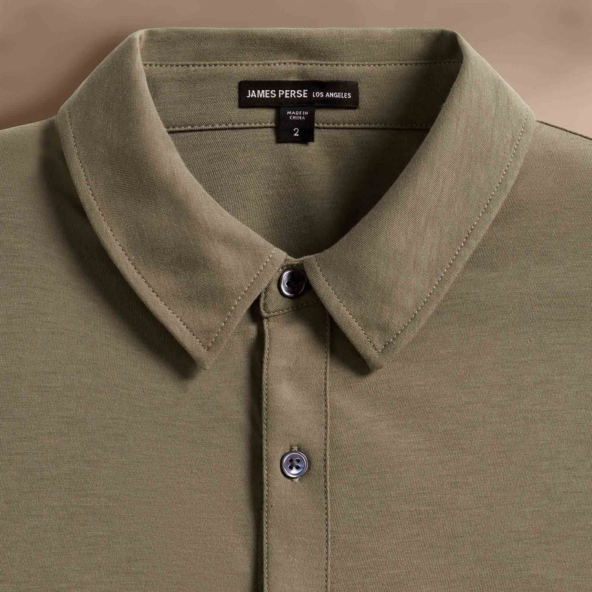 Clean Finish Jersey Shirt in Peet | James Perse Los Angeles