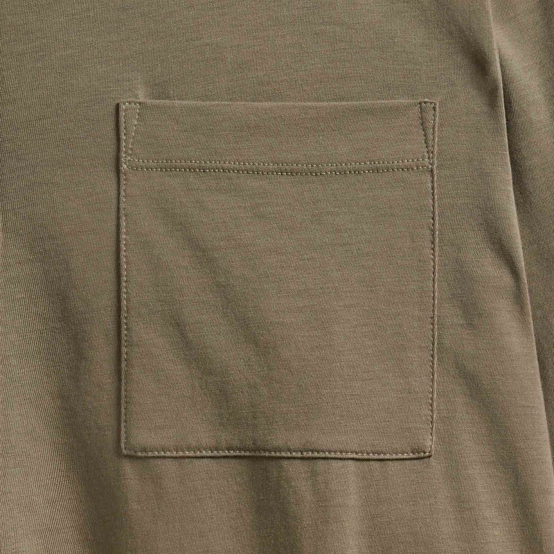 Clean Finish Jersey Shirt in Peet | James Perse Los Angeles