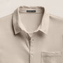 Clean Finish Jersey Shirt in Pearl | James Perse Los Angeles