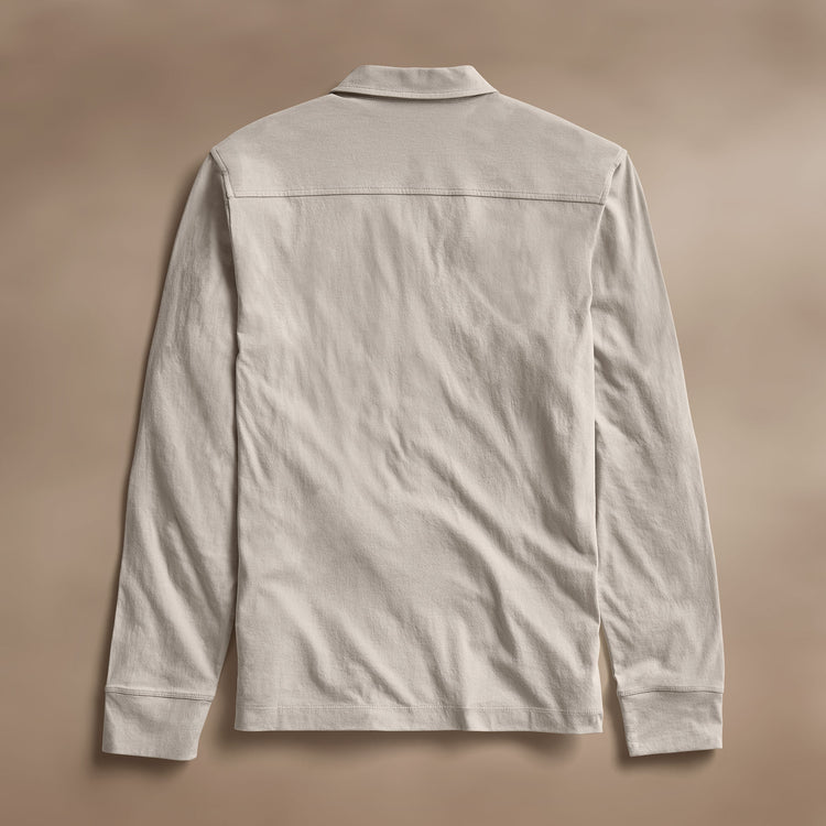 Clean Finish Jersey Shirt in Salt | James Perse Los Angeles