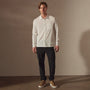 Clean Finish Jersey Shirt in White | James Perse Los Angeles