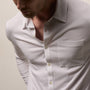 Clean Finish Jersey Shirt in White | James Perse Los Angeles