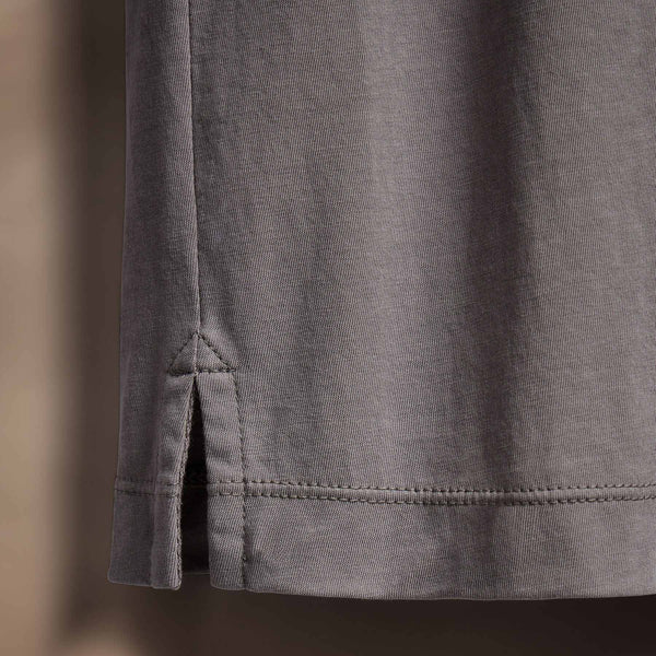 Clean Finish Jersey Shirt in Wolf | James Perse Los Angeles