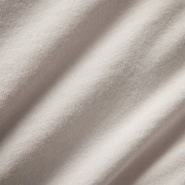 Clean Contrast Placket Short Sleeve in White/Parchment | James Perse Los Angeles