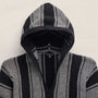 Mens Poncho in Black Stripe | James Perse Los Angeles