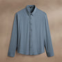 Matte Stretch Poplin Dress Shirt in Cascade | James Perse Los Angeles