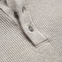 Cotton Linen Thermal Henley in Heather Fog | James Perse Los Angeles