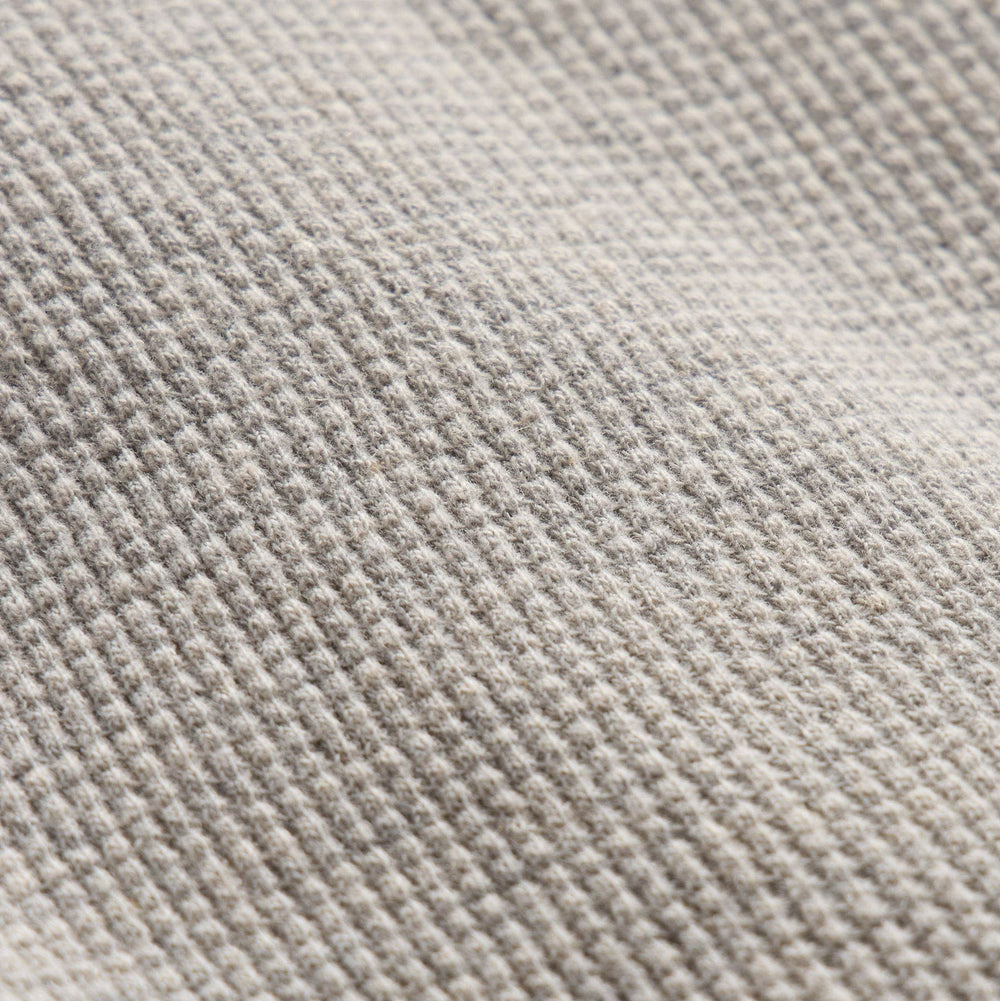 Cotton Linen Thermal Henley in Heather Fog | James Perse Los Angeles