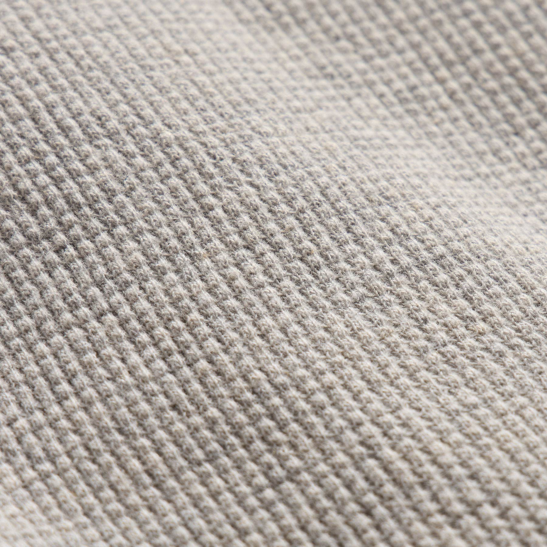 Cotton Linen Thermal Henley in Heather Fog | James Perse Los Angeles