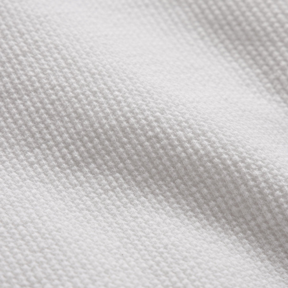 Cotton Linen Thermal Henley in White | James Perse Los Angeles