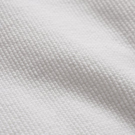 Cotton Linen Thermal Henley in White | James Perse Los Angeles