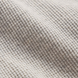 Cotton Linen Thermal Crew in Heather Fog | James Perse Los Angeles