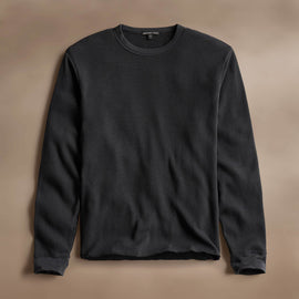 Mrcrzd Lts Mirco Thrml Long Sleeve Crew in Magma | James Perse Los Angeles