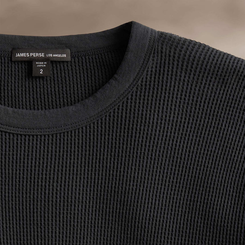 Mrcrzd Lts Mirco Thrml Long Sleeve Crew in Magma | James Perse Los Angeles