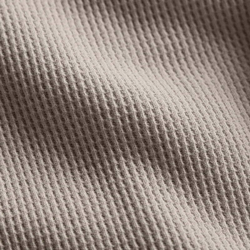 Cotton Linen Waffle Crew in Salt | James Perse Los Angeles