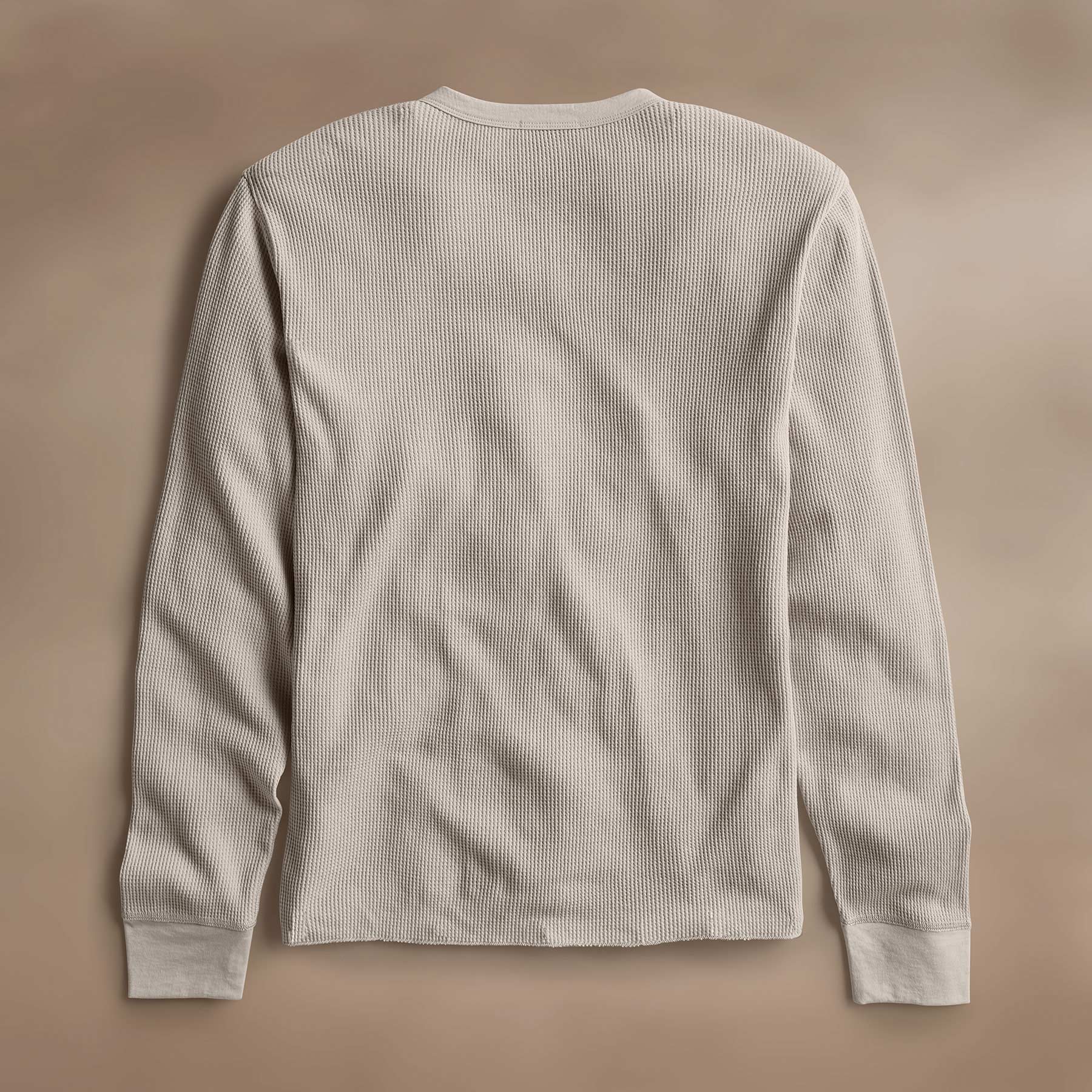 Cotton Linen Waffle Crew in Salt | James Perse Los Angeles