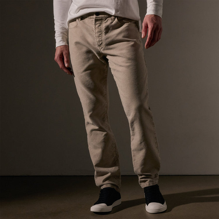 Cotton Moleskin 5 Pocket Pant - Light Tan Pigment | James Perse 