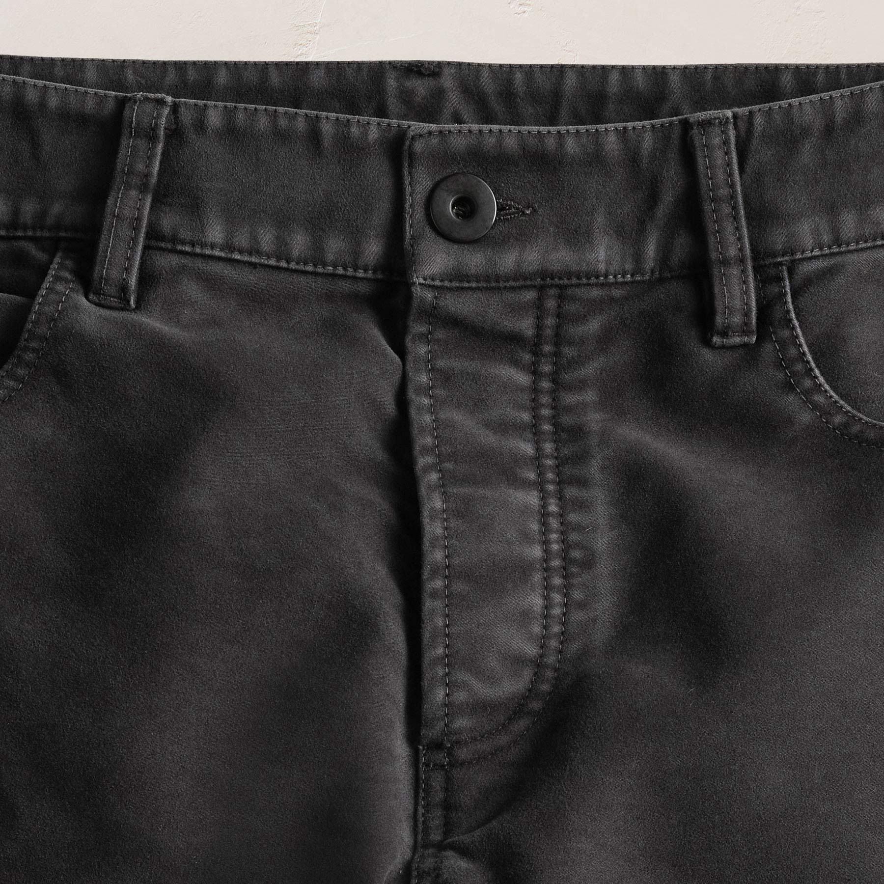 Brushed Twill 5 Pocket Pant - Black | James Perse Los Angeles