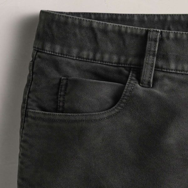 Cotton Moleskin 5 Pocket Pant in Magma Pigment | James Perse Los Angeles FLAT