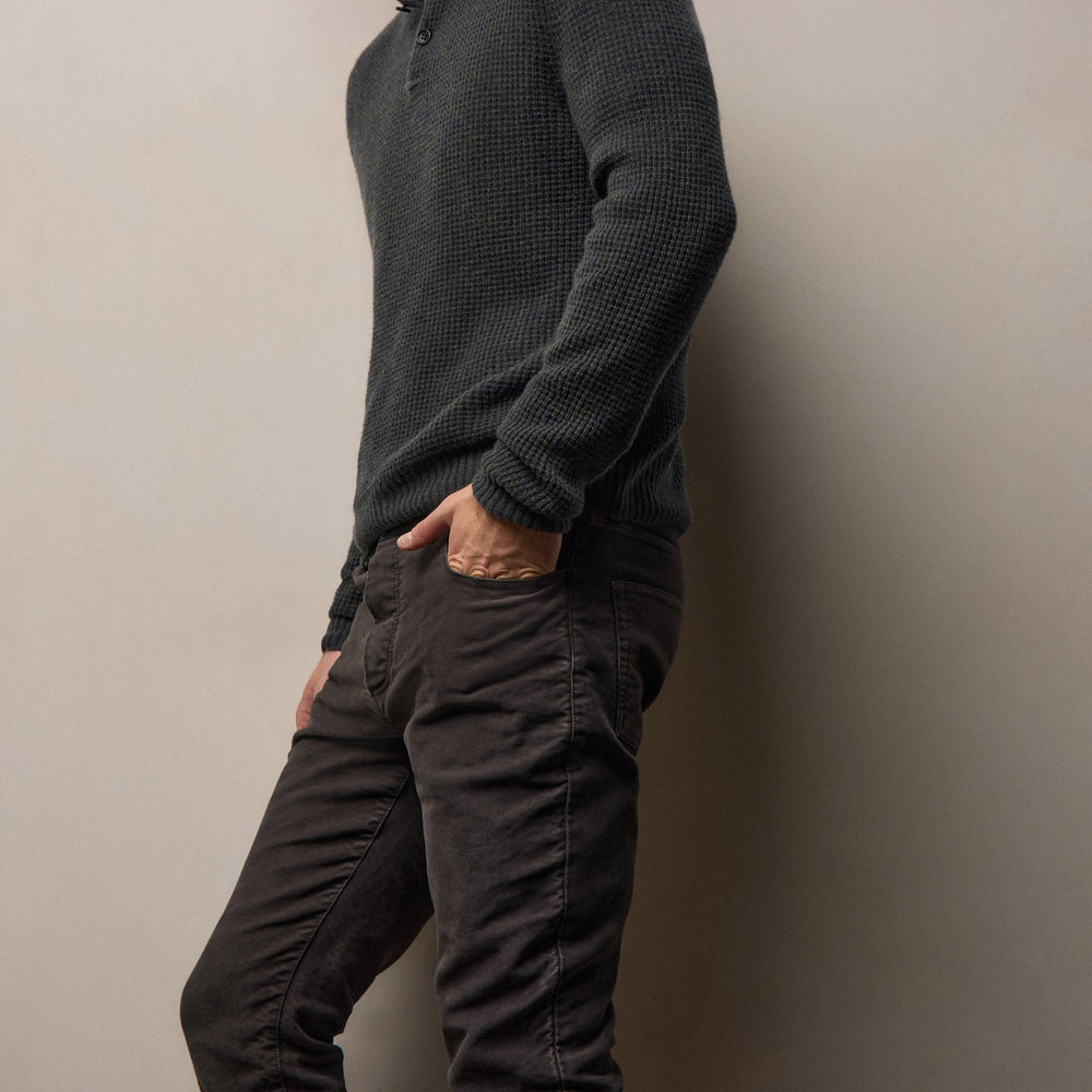 Cotton Moleskin 5 Pocket Pant in Magma Pigment | James Perse Los Angeles