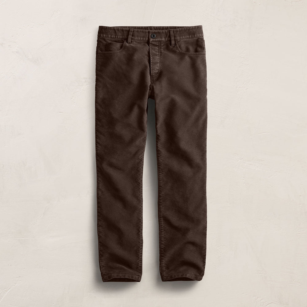 Cotton Moleskin 5 Pocket Pant in Porcupine | James Perse Los Angeles FLAT