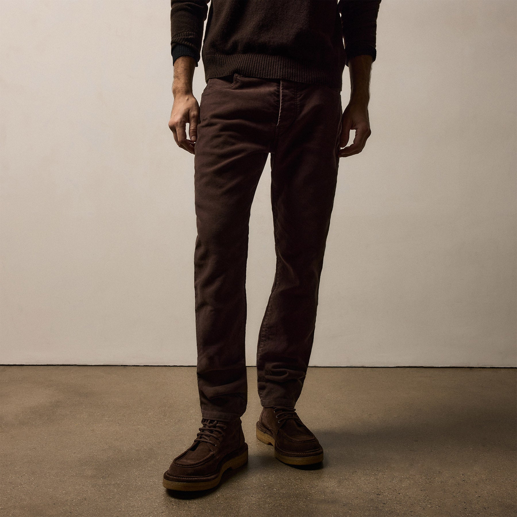 Cotton Moleskin 5 Pocket Pant
