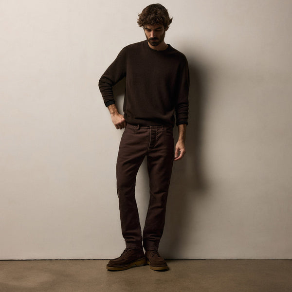 Cotton Moleskin 5 Pocket Pant in Porcupine | James Perse Los Angeles