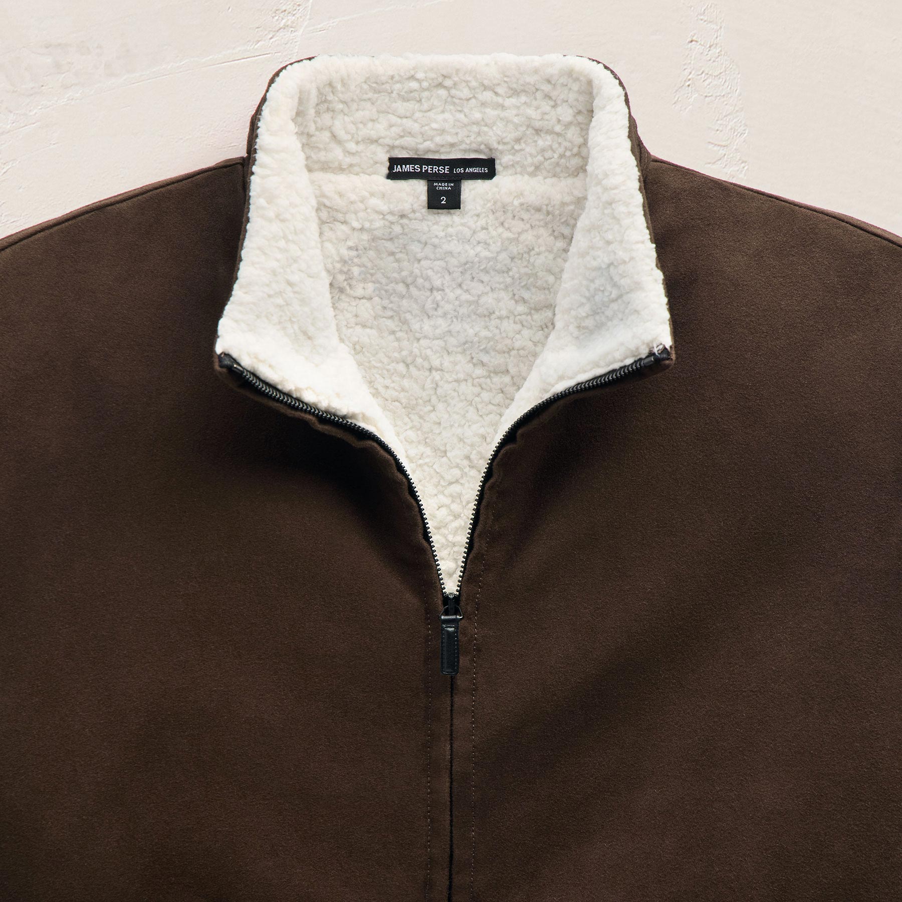 Cotton Moleskin Flight Jacket - Porcupine | James Perse Los Angeles