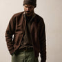 Cotton Moleskin Flight Jacket in Porcupine | James Perse Los Angeles