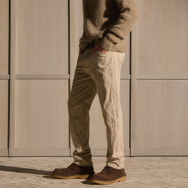 Cotton Metal Twill Pant - Flax