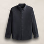 Slim Fit Stretch Poplin Shirt in Asphalt | James Perse Los Angeles