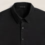 Stretch Poplin Shirt in Black | James Perse Los Angeles