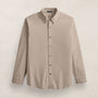 Slim Fit Stretch Poplin Shirt in Overcast | James Perse Los Angeles