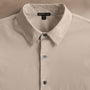 Slim Fit Stretch Poplin Shirt in Overcast | James Perse Los Angeles