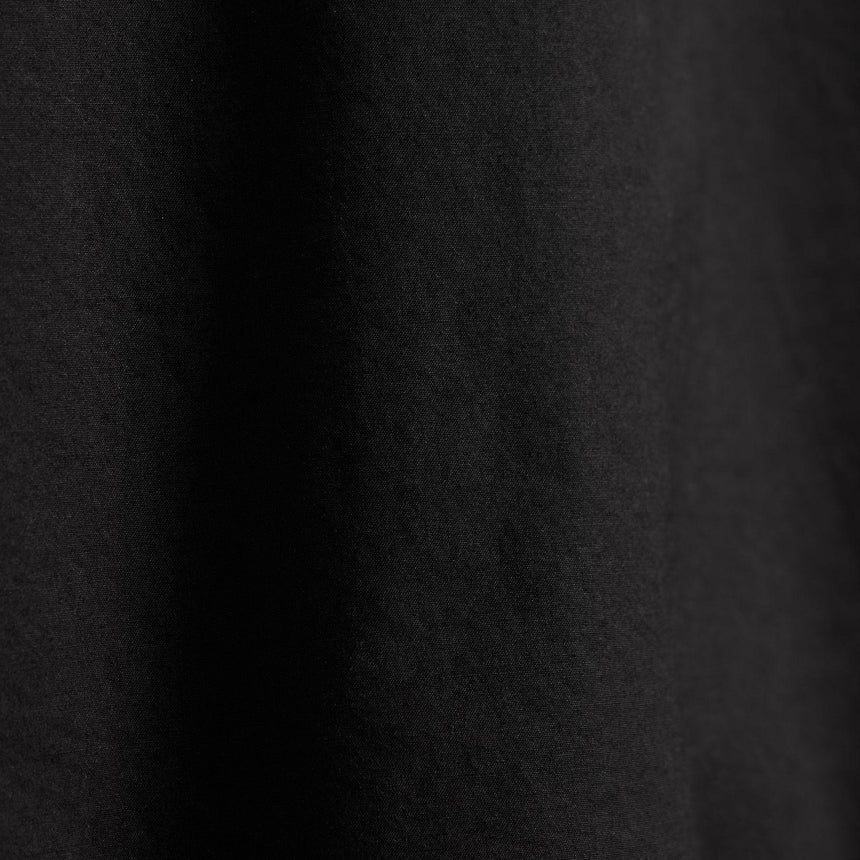 Oversized Stretch Poplin Short Sleeve Shirt in Black | James Perse Los Angeles